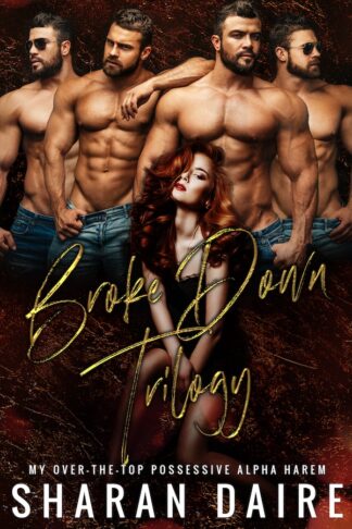 Broke Down Trilogy (Sharan Daire, My Over the Top Possessive Alpha Harem, OmniBus) Signed Hardcover